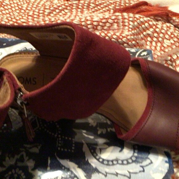 Toms Majorca Block Heel Sandal Size  8.5 - Picture 4 of 8